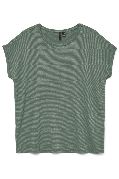 Vero Moda vmlava glitter ss top stripe ga jrs